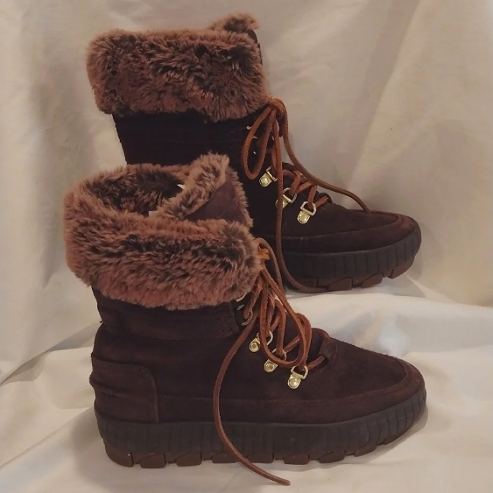 Sperry Women's Torrent Brown Lace Up Boots NWOT Size 7